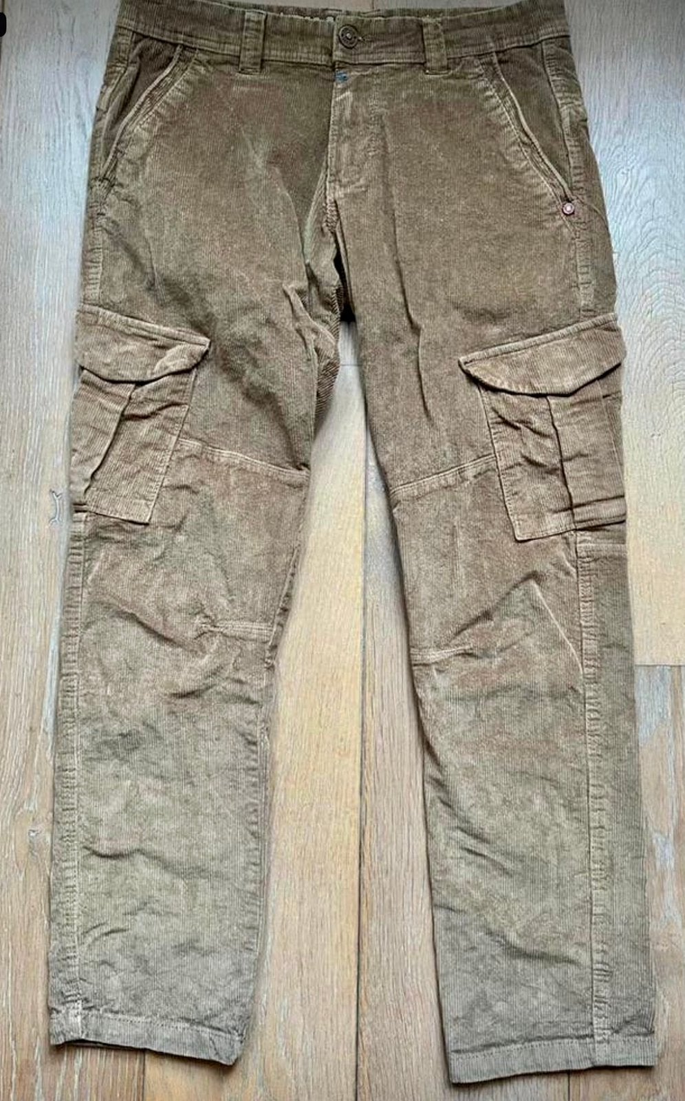 Ribbroek TIMEZONE W31 L32 Regular Niklas ZGAN gekocht in DLD, Ophalen of Verzenden, Zo goed als nieuw, Maat 48/50 (M), Bruin