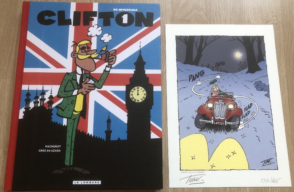 CLIFTON - MET GENUMMERDE EN GESIGNEERDE PRENT, Eén stripboek, Ophalen of Verzenden, Nieuw