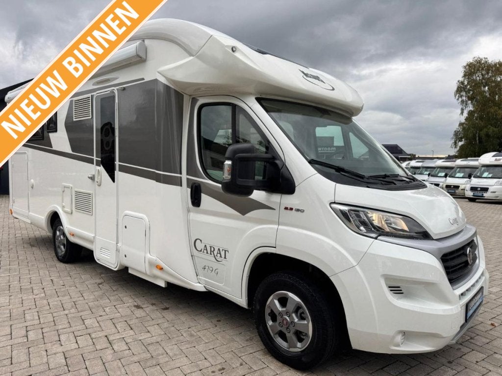 McLouis Carat 479G Queensbed Hefbed 39000 km Euro 6, Ringverwarming, Fiat, Bedrijf, Half-integraal