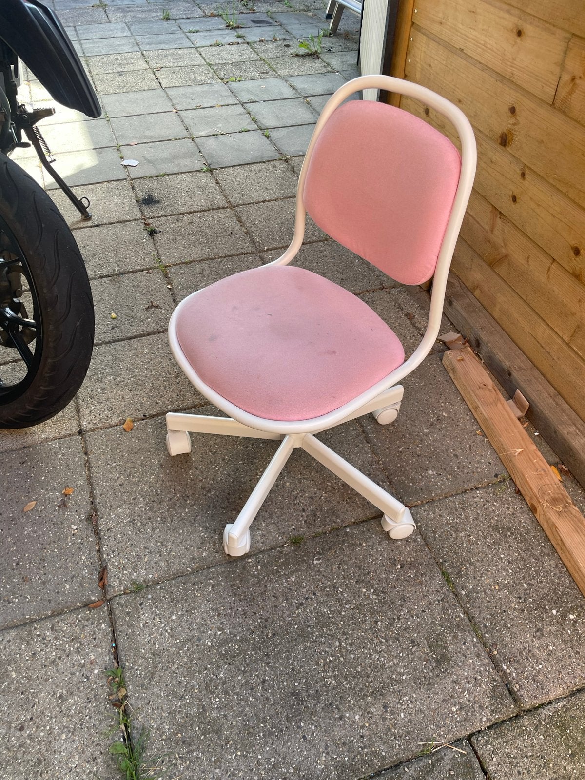 Roze kinder bureaustoel, Ophalen of Verzenden, Gebruikt, Roze, Bureaustoel