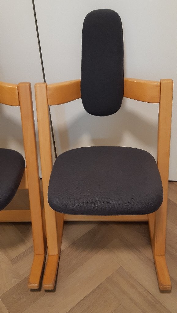 Stokke: Stoelen set ergonomische gezondheidsstoelen, Ophalen, Overige kleuren, Stof, Twee