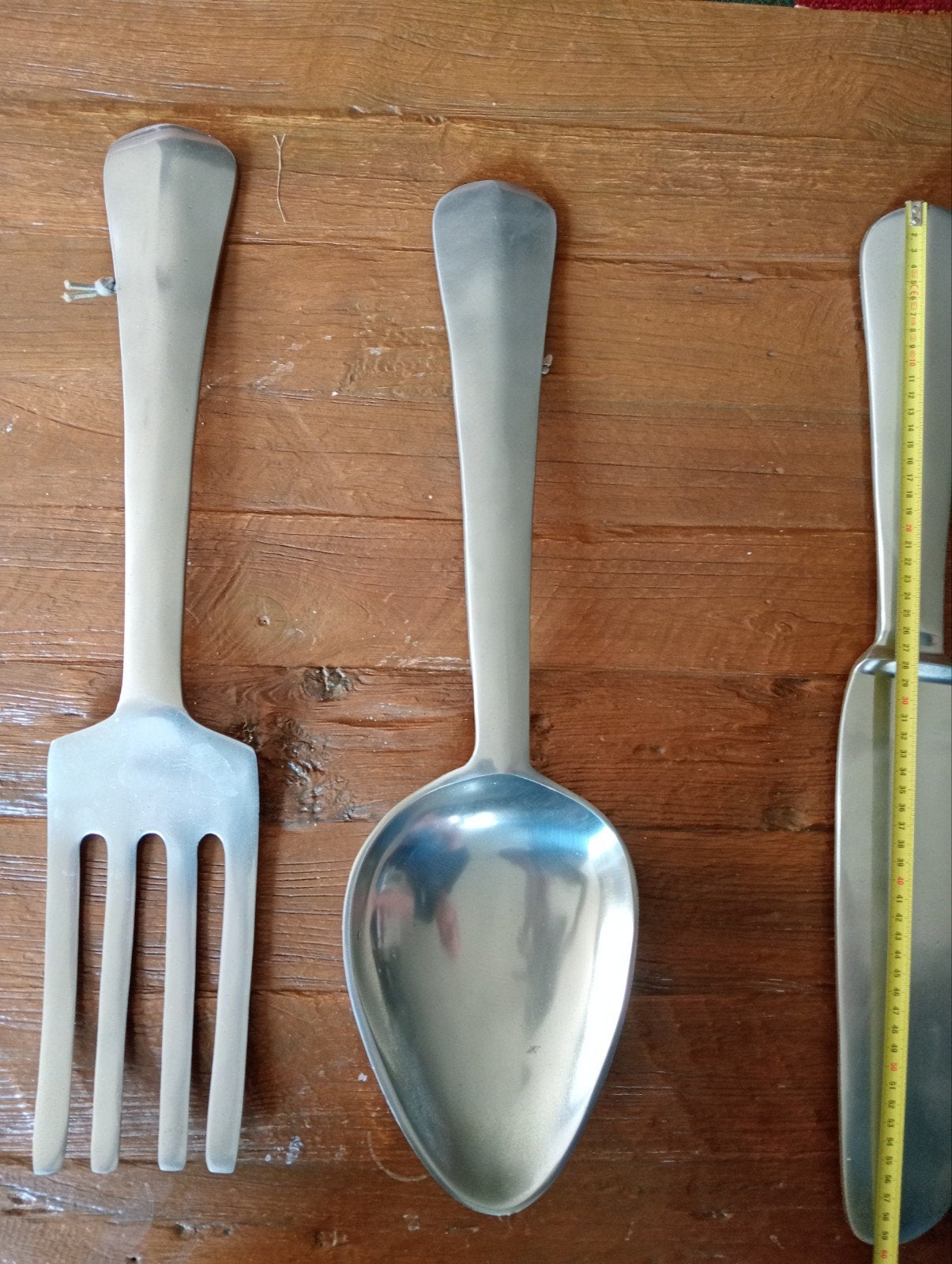 decoratie zilverkleurige lepel vork mes, Ophalen of Verzenden