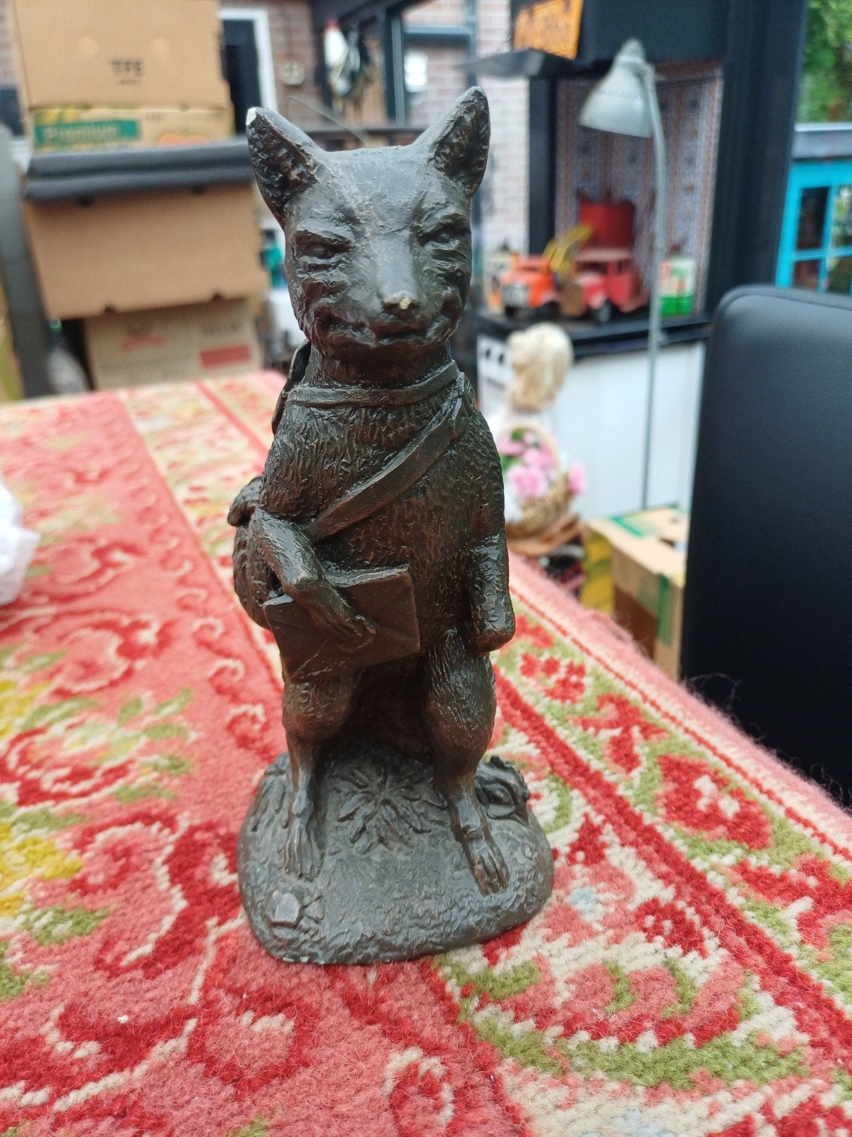 Beeldje Reynaert de Vos Hulst, Minder dan 20 cm, Gemerkt, Ophalen of Verzenden, Zoogdier