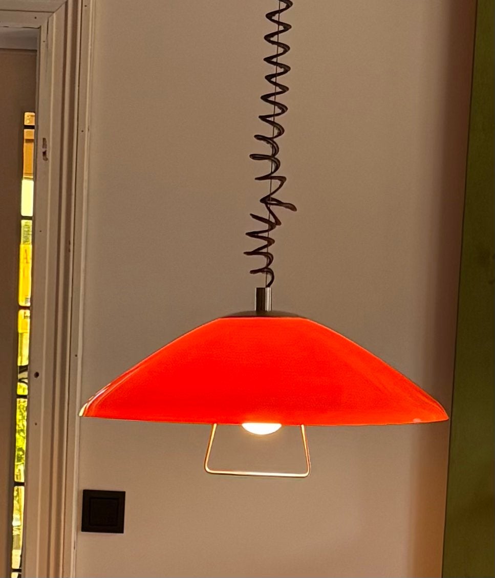 Stilux Milano Spage Age UFO hanglamp, Ophalen, Mid century modern, Zo goed als nieuw, X