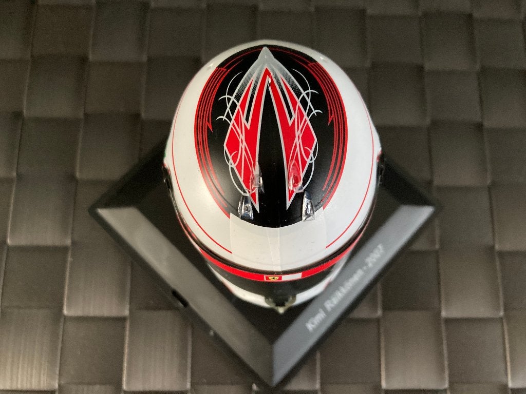 ✅ Kimi Räikkönen 2007 1:5 helm Ferrari F1 World Champion, Ophalen of Verzenden, Nieuw, Formule 1