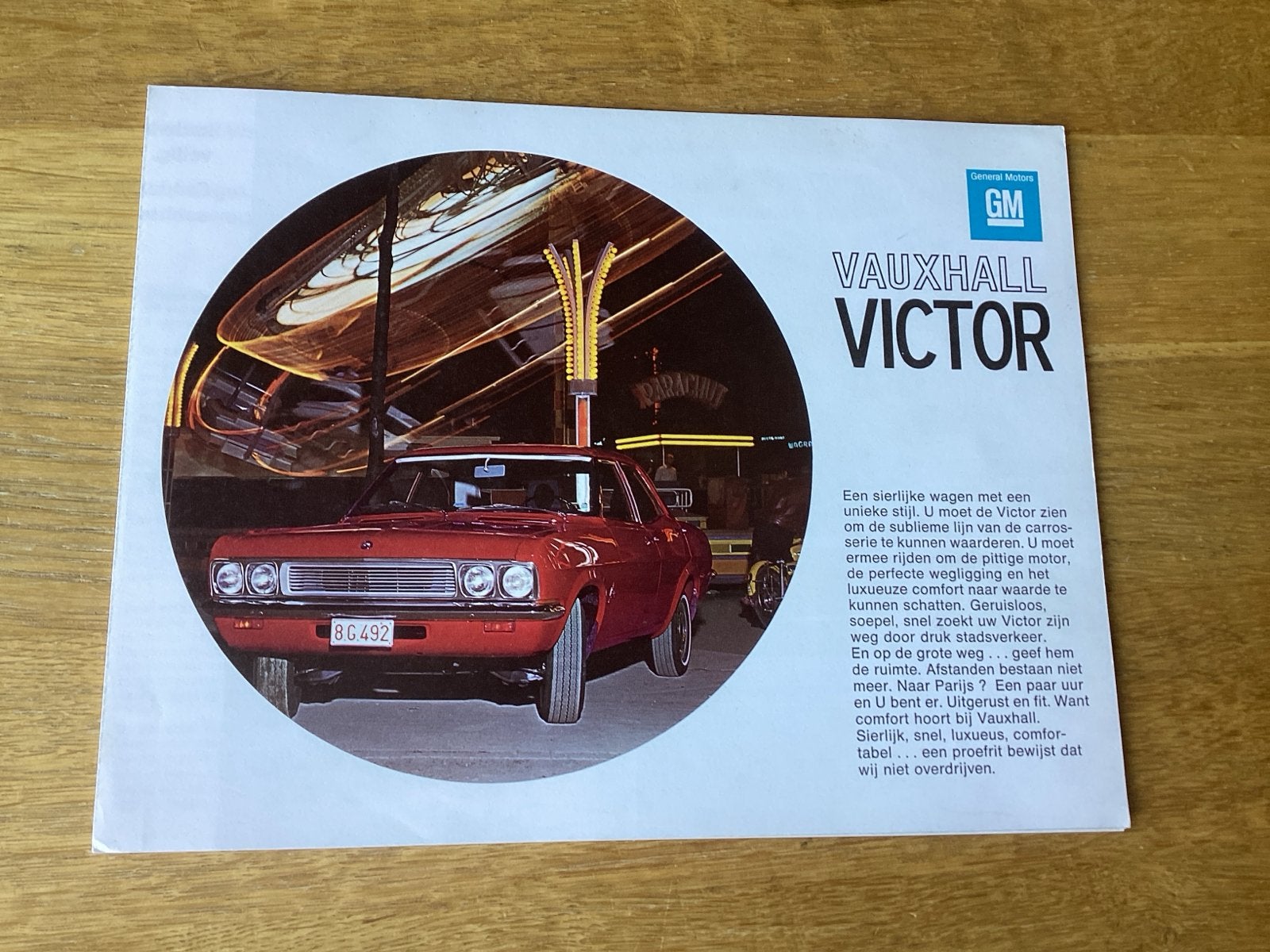 Vauxhall Victor Brochure - Origineel uit 1970, Ophalen of Verzenden, Gelezen, Overige merken