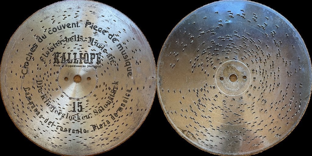 24 Kalliope Music Box Discs (23.5 cm | 9 1/4"), Ophalen of Verzenden