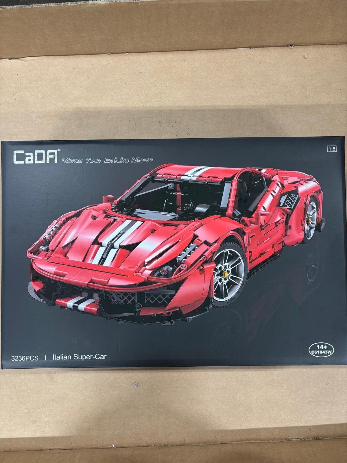 CaDA Italian supercar, nieuw in doos, Kinderen en Baby's, -, -, Nieuw, Ophalen of Verzenden