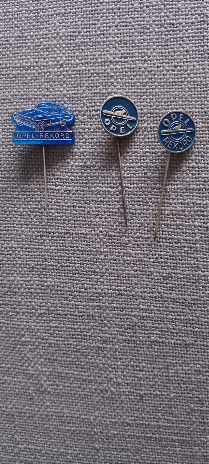 Vintage Opel Rekord Speldjes - Set van 3, Ophalen of Verzenden, Gebruikt, Auto's