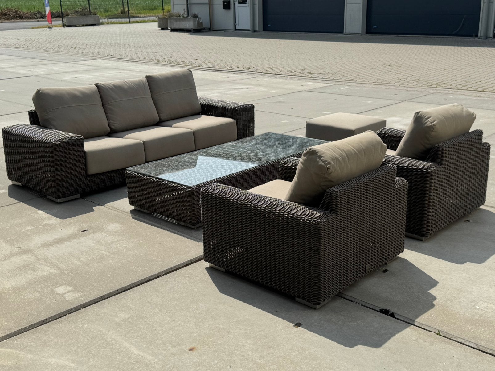 4 seasons kingston, Ophalen of Verzenden, Zo goed als nieuw, Wicker, Bank
