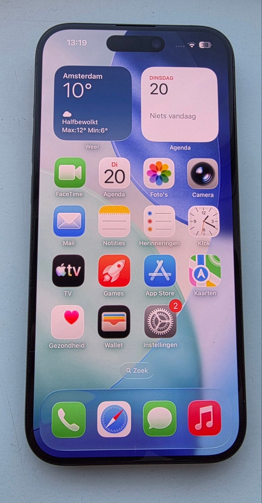 IPhone 15 Pro 128 gb zwart in goede staat, Ophalen, 128 GB, Zwart, Zo goed als nieuw