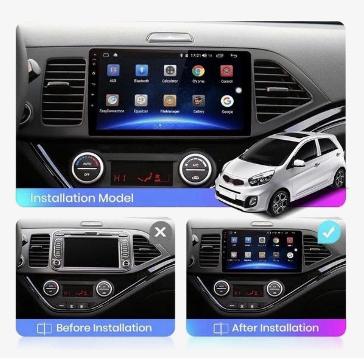 Kia Picanto | CarPlay & Android Auto | 2011-2015
