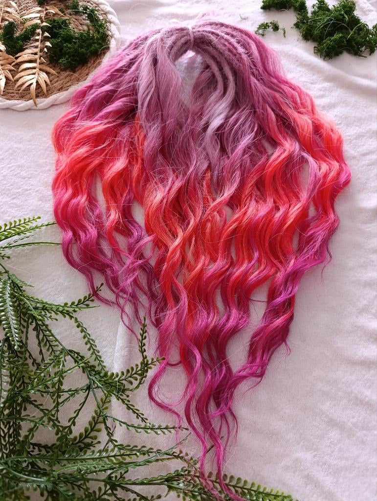 Dreadlocks set, haar extensions, dreadkrullen, 35 DE, Ophalen of Verzenden, Nieuw, Pruik of Haarverlenging