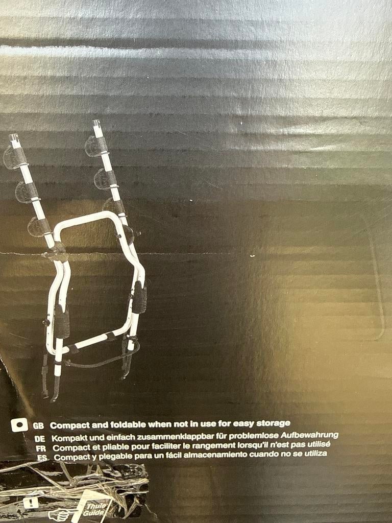 Thule ClipOn 9104 Fietsendrager - Achterklep NIEUW (op=op), Auto diversen, Fietsendragers, Ophalen, 2 fietsen, Nieuw, Achterklepdrager