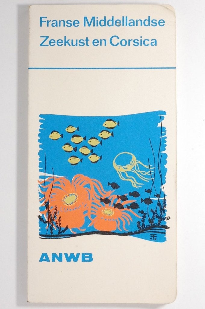 ANWB Reisgids Franse Middellandse Zeekust en Corsica 1975