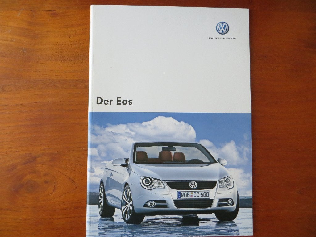 Volkswagen Eos (okt. 2006) met bijlage, Boeken, Auto's | Folders en Tijdschriften, Ophalen of Verzenden, Zo goed als nieuw, Volkswagen