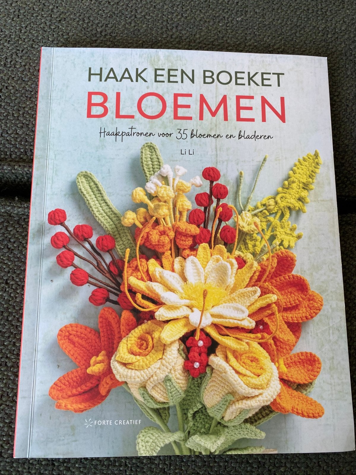 Haakboek Li Li - Haak een boeket bloemen, Breien en Haken, Ophalen of Verzenden, Zo goed als nieuw, Li Li