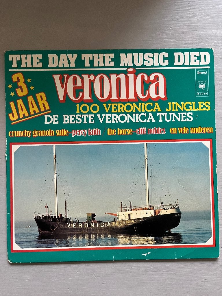 Veronica - The Day The Music Died (3 Jaar Veronica LP), Cd's en Dvd's, Ophalen, LP, Gebruikt, Pop