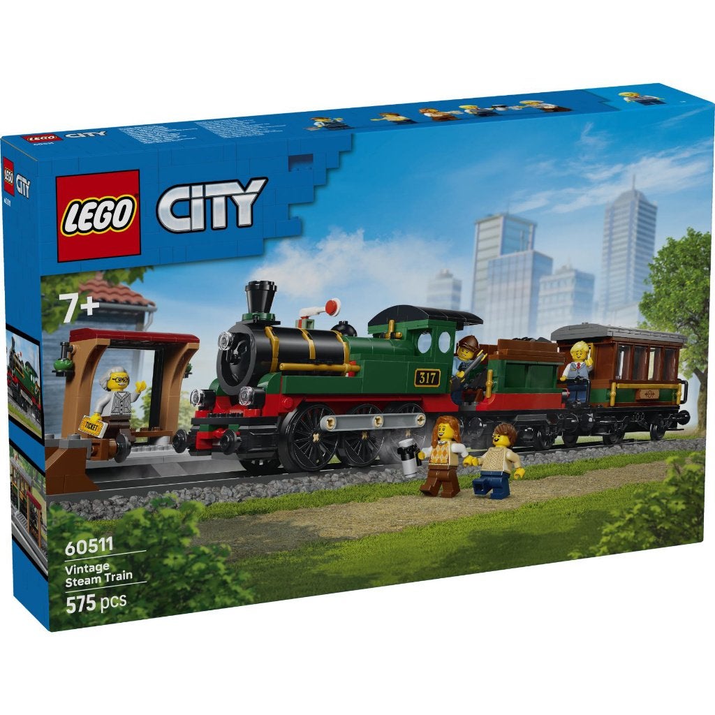 Lego City: 60511 Vintage Stoomtrein, ., Nieuw, Ophalen of Verzenden, .