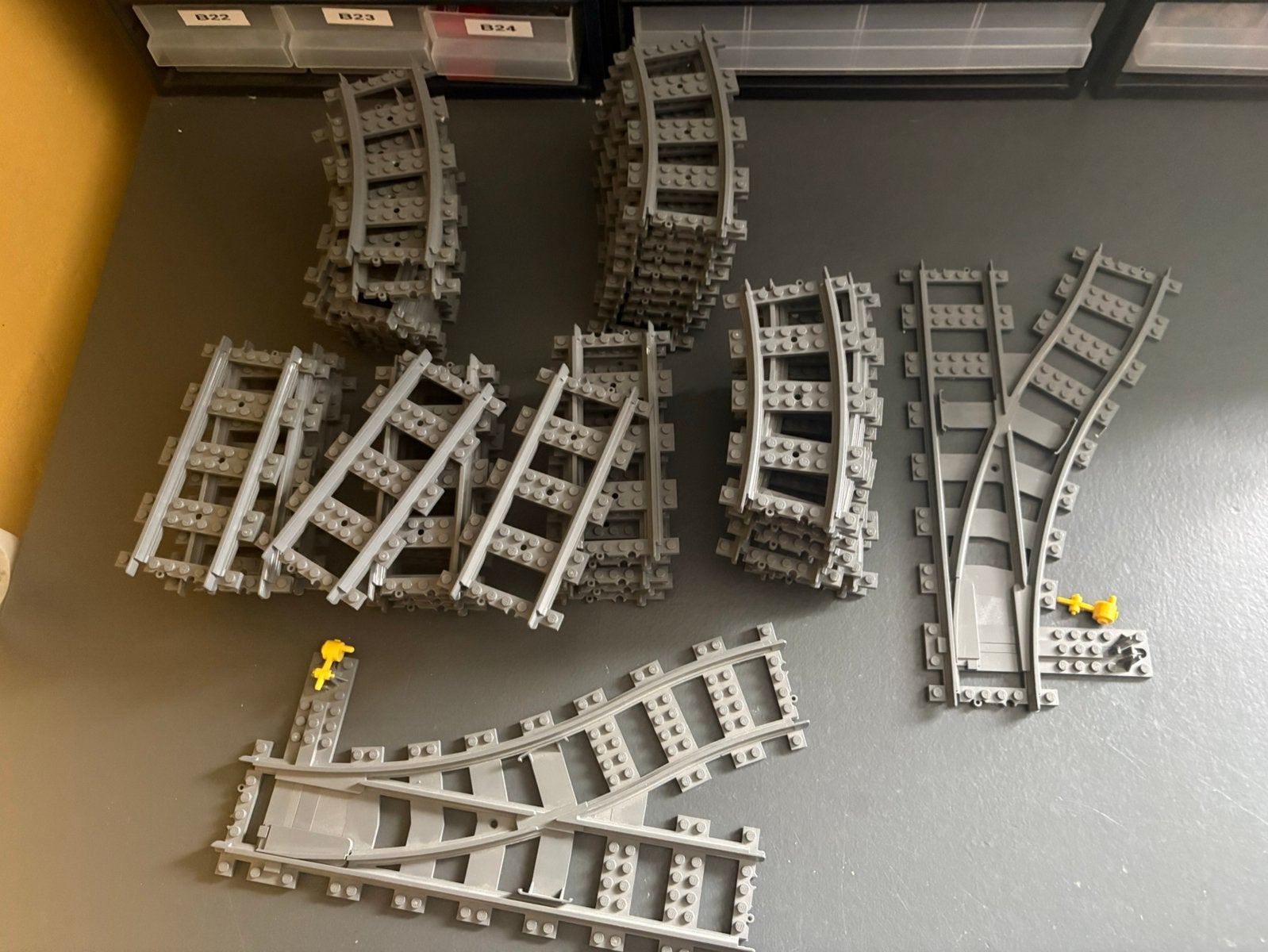 Partij lego rc trein rails, Lego, Lego, Ophalen of Verzenden, Zo goed als nieuw