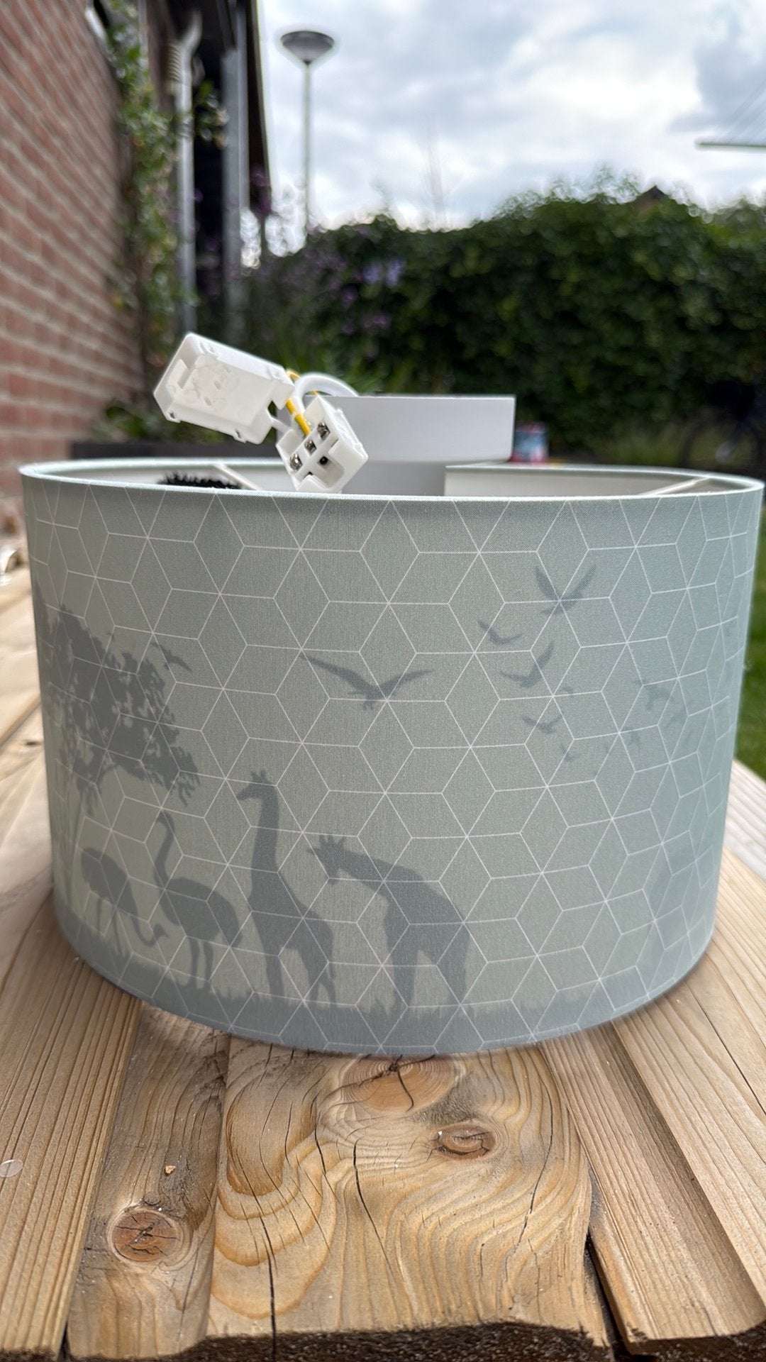 Hanglamp kinderkamer met safari thema - zo goed als nieuw, Kinderen en Baby's, Kinderkamer | Inrichting en Decoratie, Ophalen