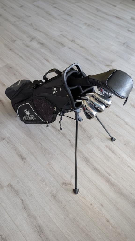 Sky Max heren starters set golfclubs (linkshandig)., Sport en Fitness, Golf, Ophalen, Zo goed als nieuw, Set, Overige merken