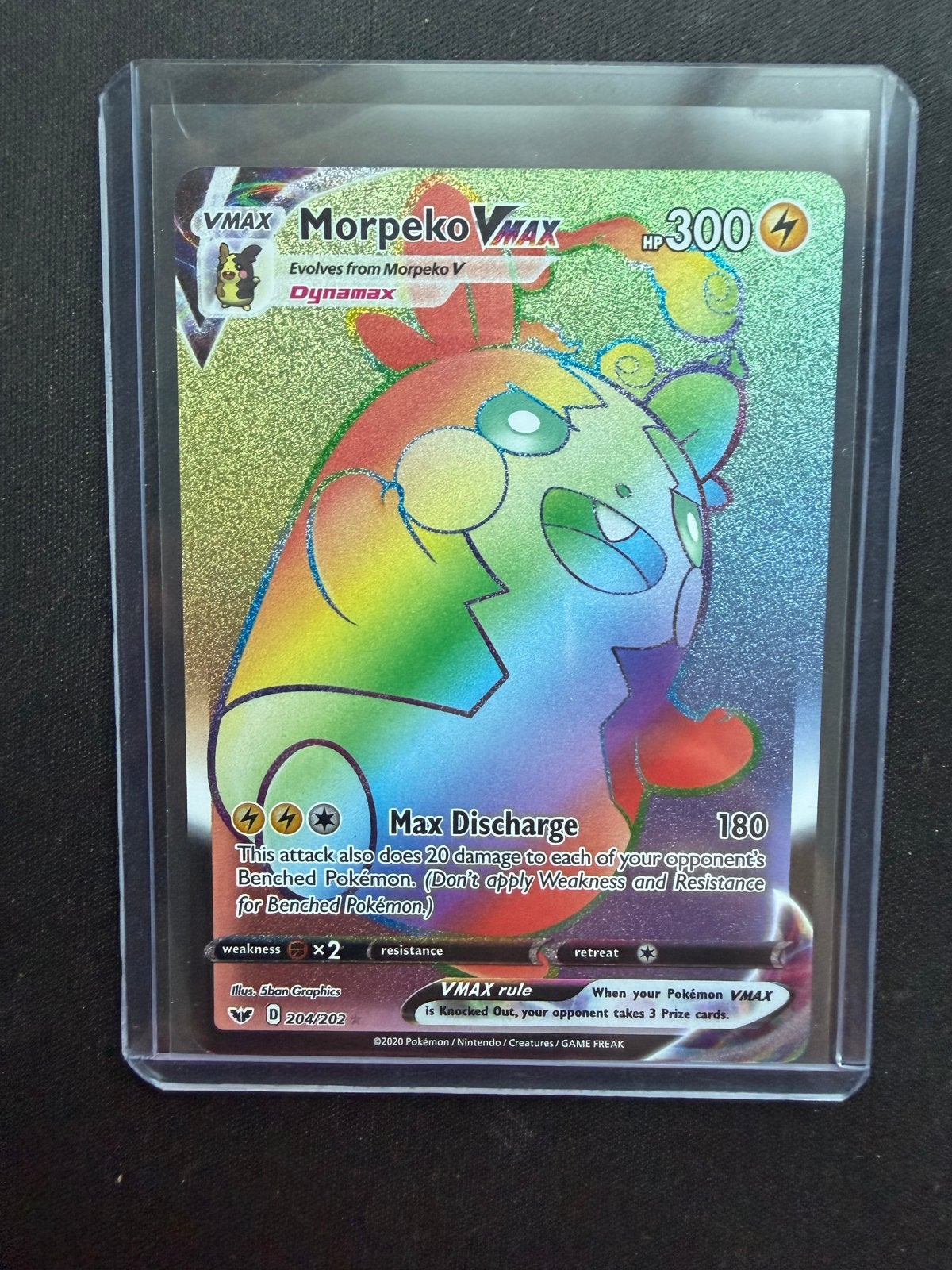Morpeko VMAX 204/202, Ophalen of Verzenden, Zo goed als nieuw, Losse kaart, Foil