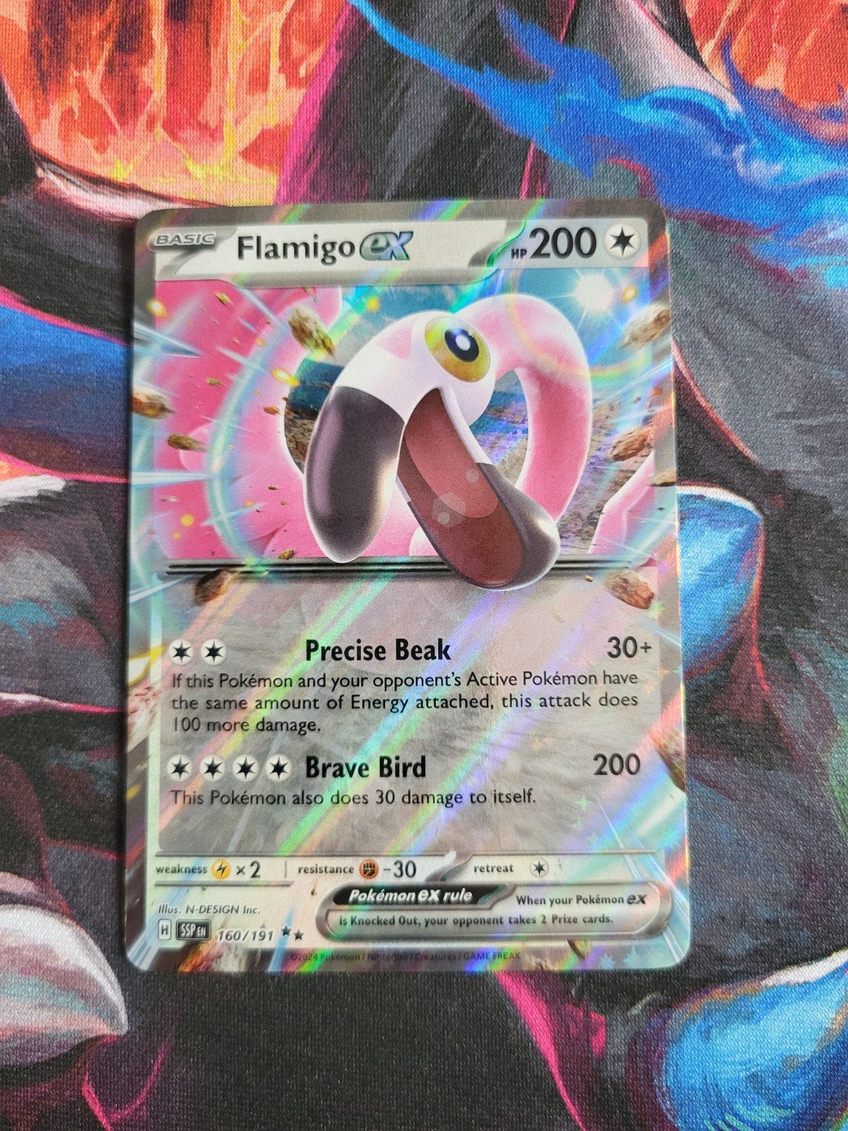 Flamigo EX - Surging Sparks #160/191, Ophalen of Verzenden, Zo goed als nieuw