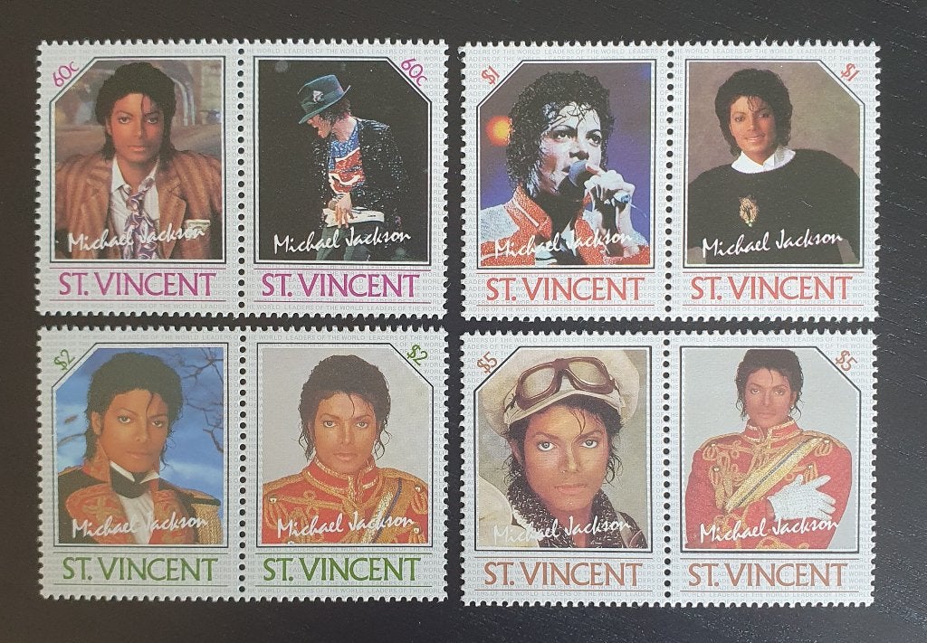 Sint Vincent 1985 Michael Jackson Michel 890-897 postfris, Verzenden, Postfris, Midden-Amerika