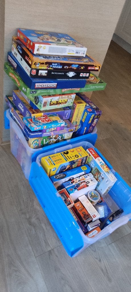 Diverse bordspellen, puzzels, lego- 52 stukken, Kinderen en Baby's, Ophalen, Zo goed als nieuw