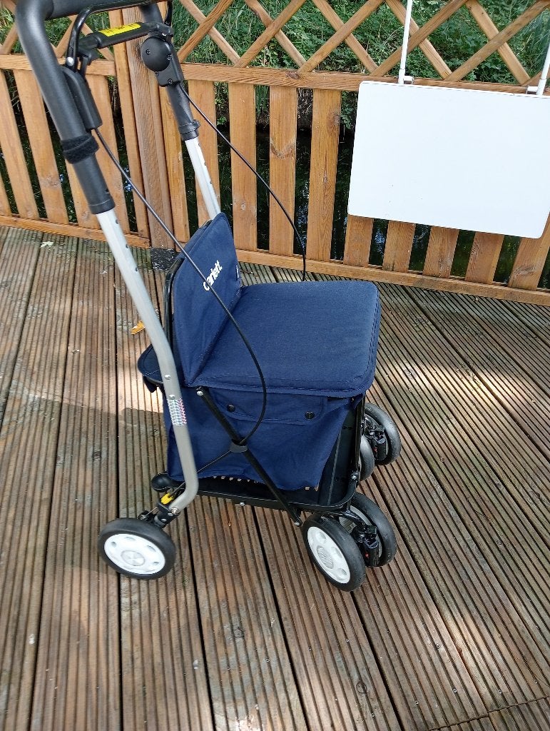 carlett boodschappentrolly/rollator, Ophalen, Opvouwbaar, Nieuw