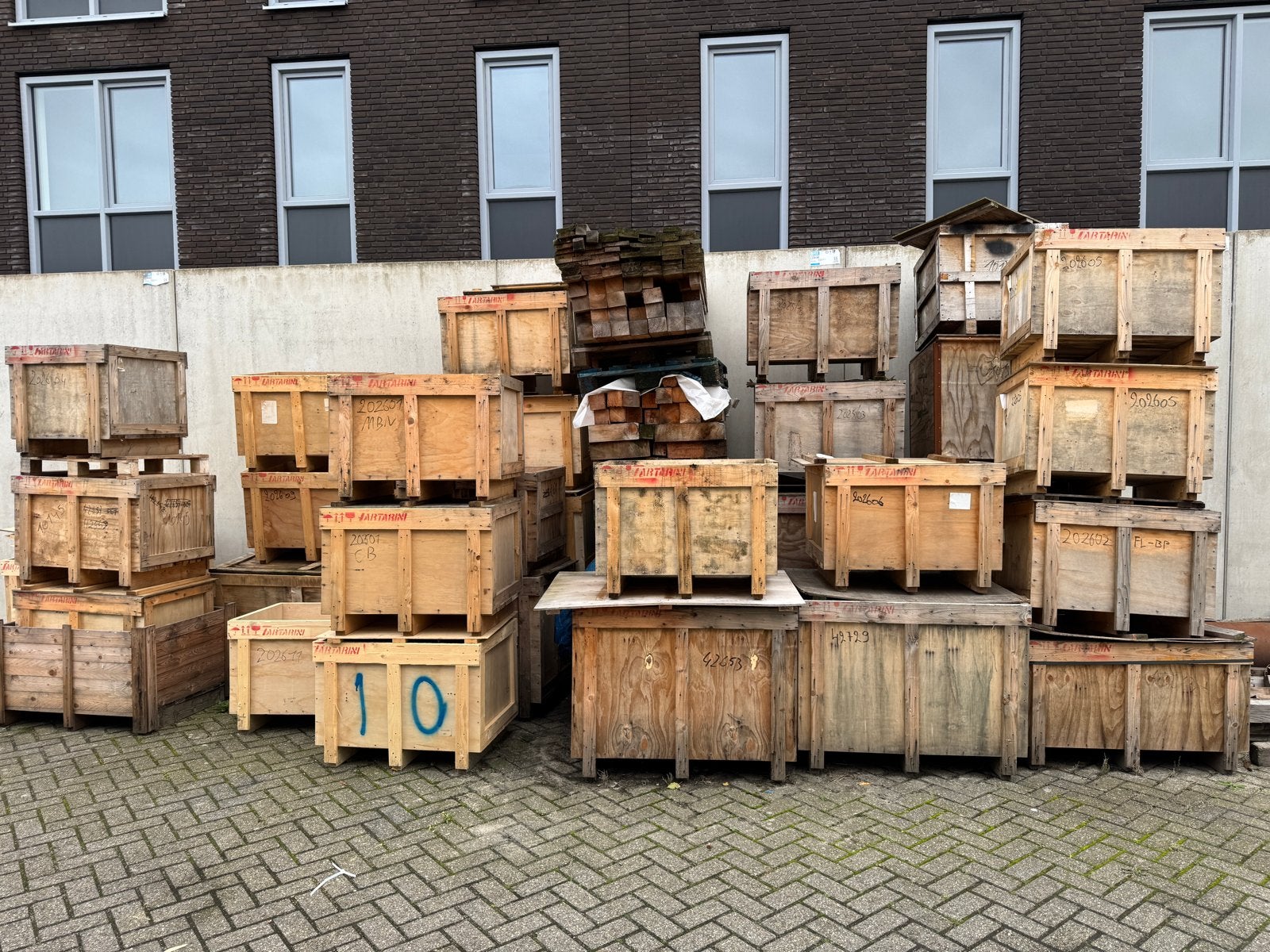 Diverse houten kisten - Ideaal voor opslag of transport, Doe-het-zelf en Verbouw, Ophalen, Gebruikt, 40 tot 60 cm, 50 tot 75 cm