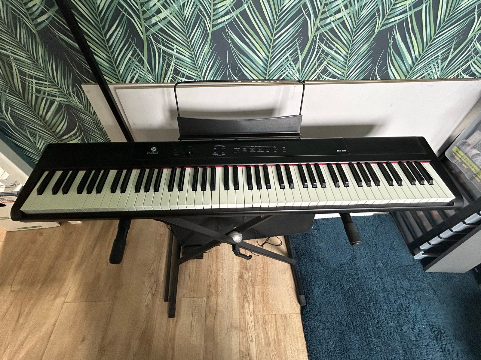 Fazley FSP-200 Digitaal Piano - Zo goed als nieuw, Ophalen, Gebruikt, Zwart, Digitaal