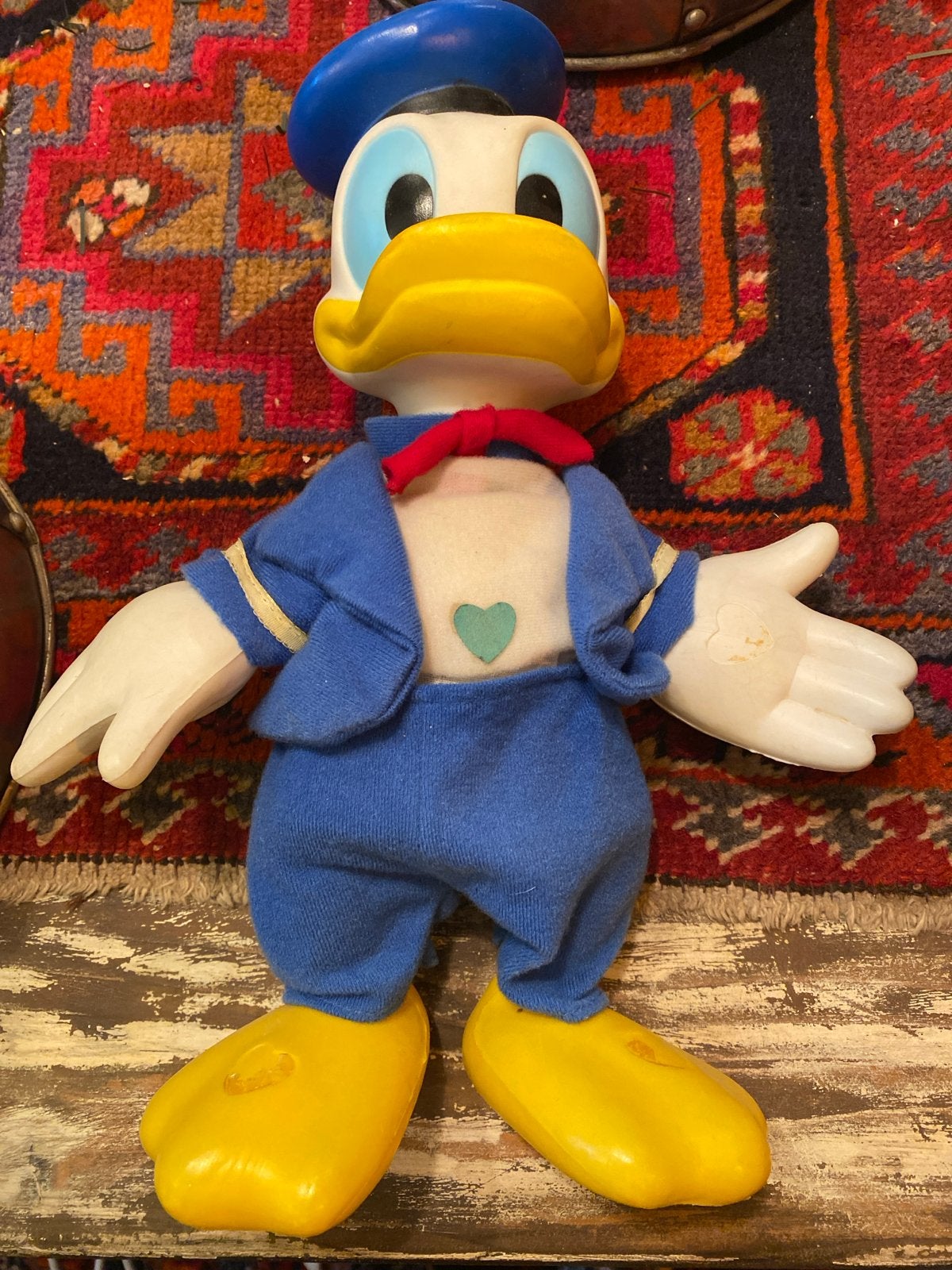 Vintage Donald Duck pop - Walt Disney Productions Hong Kong, Ophalen of Verzenden, Donald Duck, Gebruikt, Knuffel