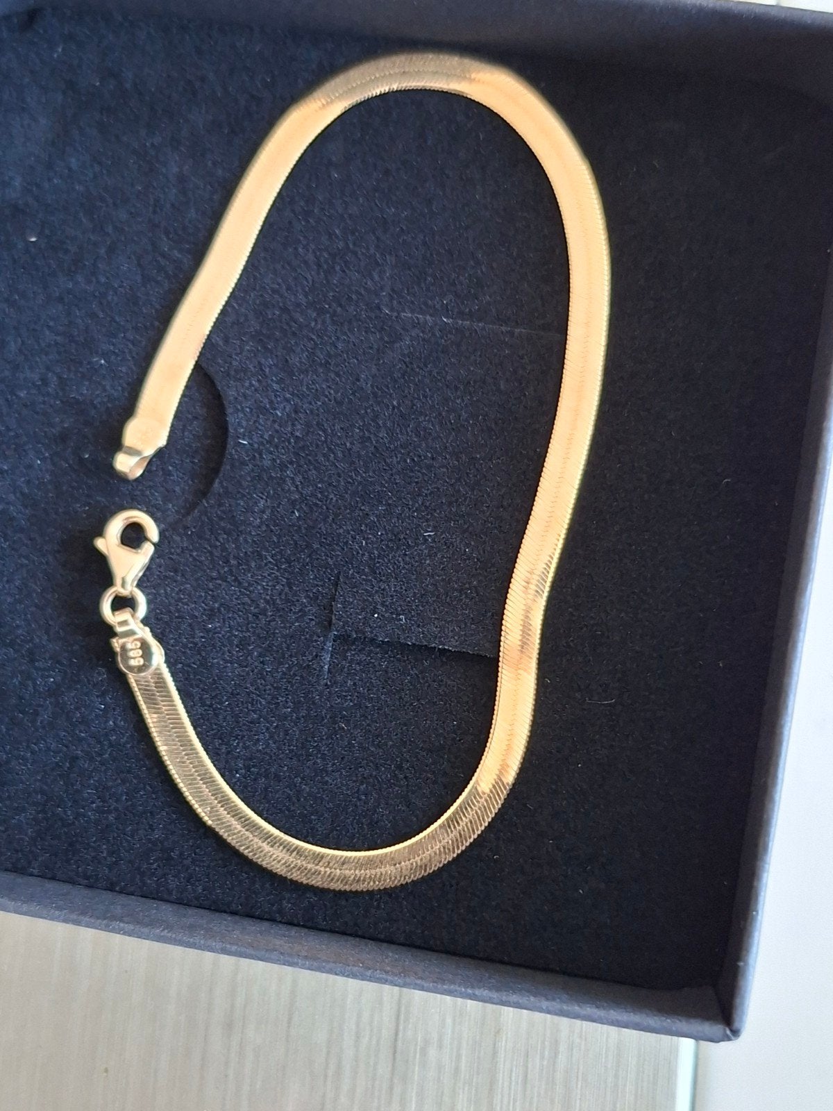 14 karaat gouden armband 18 cm, Ophalen of Verzenden, Zo goed als nieuw, Goud, Goud