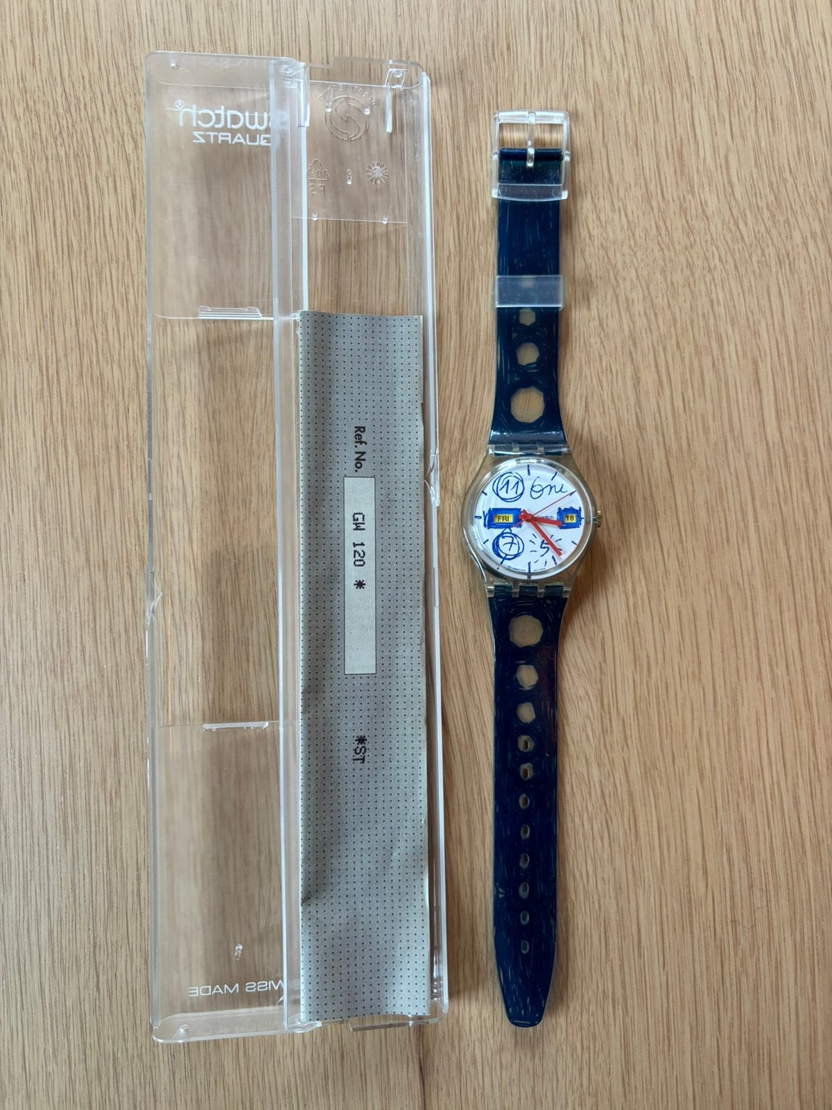 Swatch Simple Art GK737, Polshorloge, Swatch, Nieuw, Kunststof