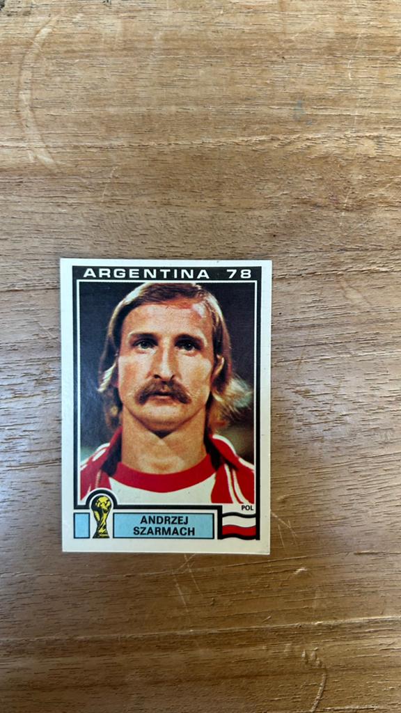 Panini Argentina 78 plaatje Andrzej Szarmach WK 78, Verzenden, Zo goed als nieuw, Sticker