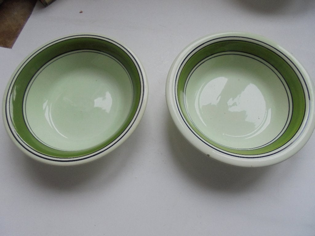 Schalen 1970 2 x Ceramica Ternana Italia (K-BKO-67), Antiek en Kunst, Ophalen
