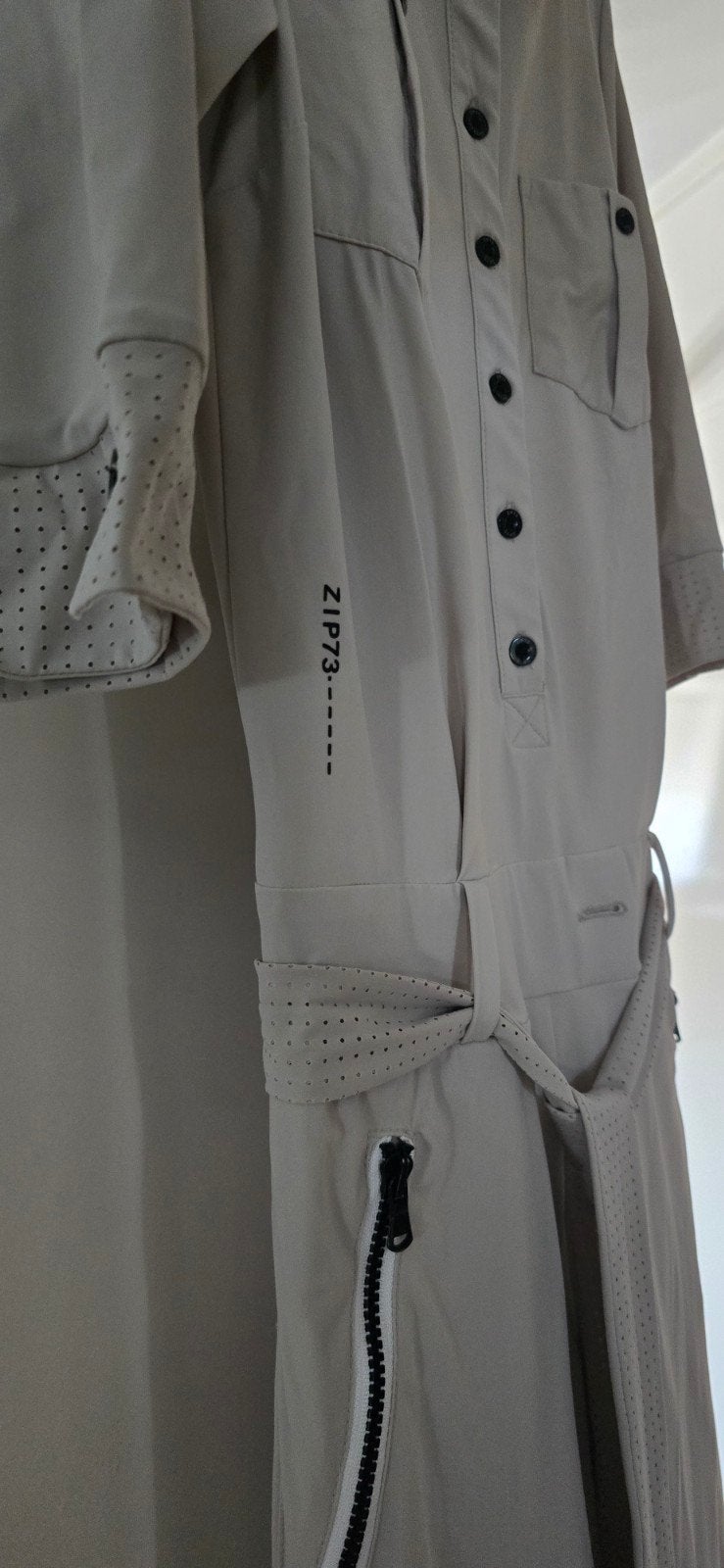 ZIP73 jumpsuit beige maat M, Kleding | Dames, Jumpsuits, Maat 38/40 (M), ZIP73, Beige, Ophalen of Verzenden