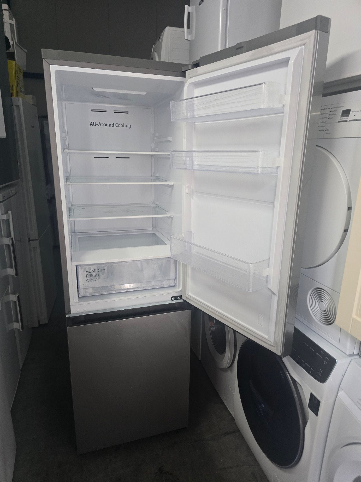 ZGAN! Keurige ruime Samsung No-Frost koelvriescombinatie!🚚✅, Samsung, 200 liter of meer, Met aparte vriezer, Samsung