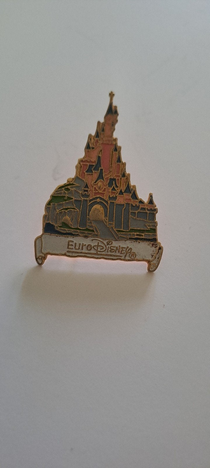 Vintage Euro Disney Kasteel Pin, Ophalen of Verzenden, Overige figuren, Gebruikt, Overige typen