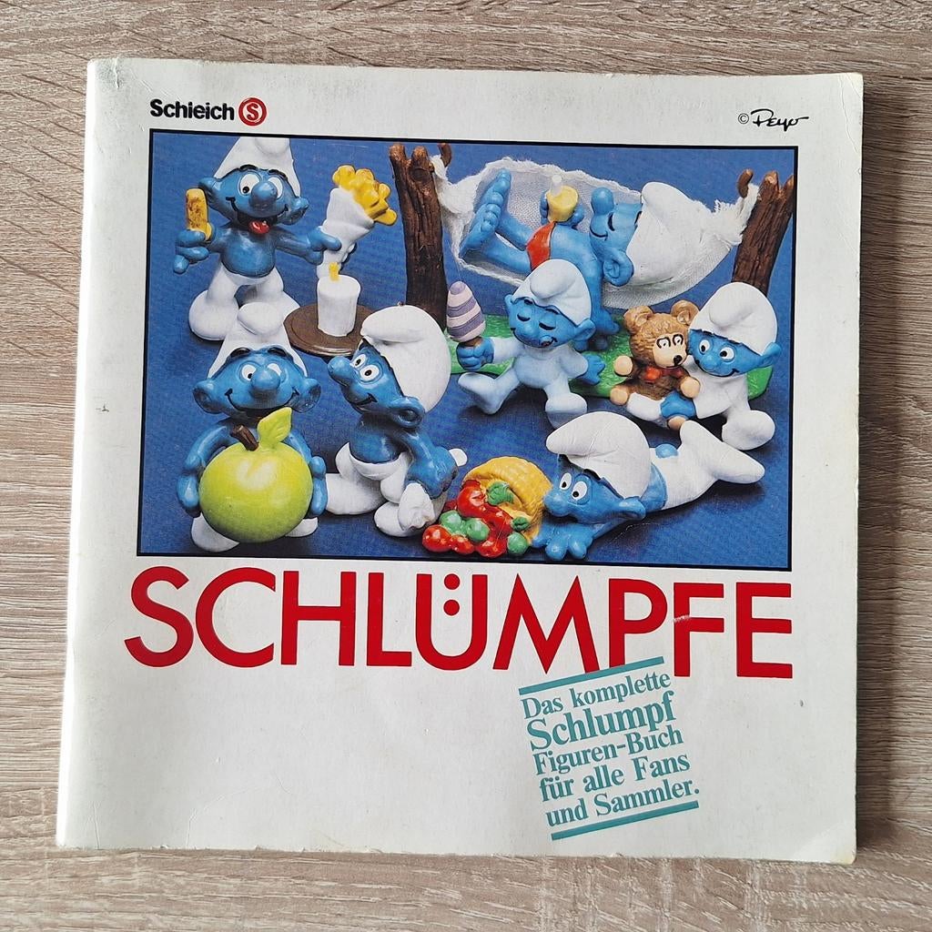 Schleich Smurfen Figuren boek 1980 - Collectors Item, Ophalen of Verzenden, Gebruikt, Verschillende Smurfen