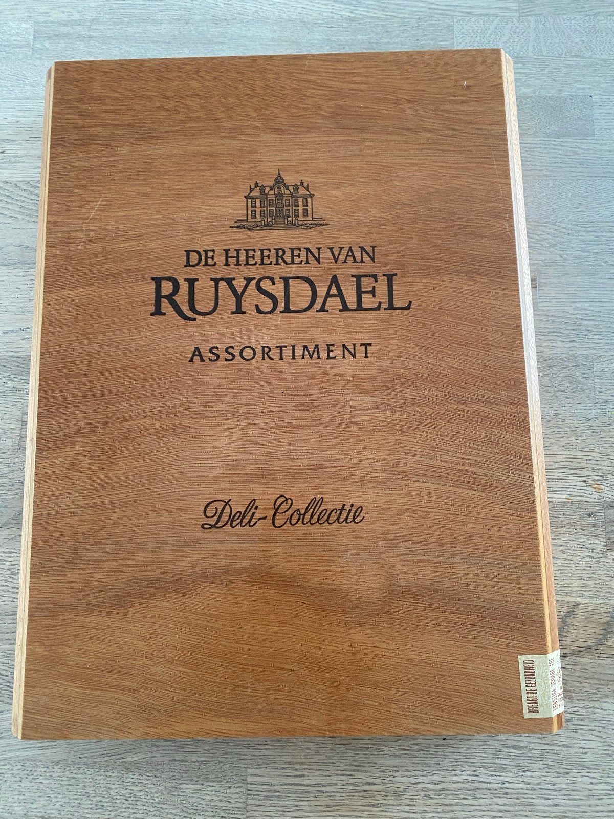 De Heeren van Ruysdael Sigarenkist met Hygrometer, Verzamelen, Rookartikelen, Aanstekers en Luciferdoosjes, Ophalen of Verzenden