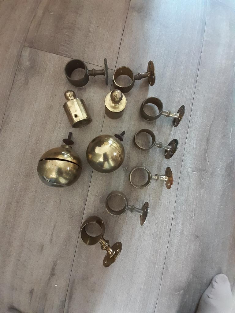 koperen  ringen voor trapleuning, Ophalen of Verzenden, Gebruikt