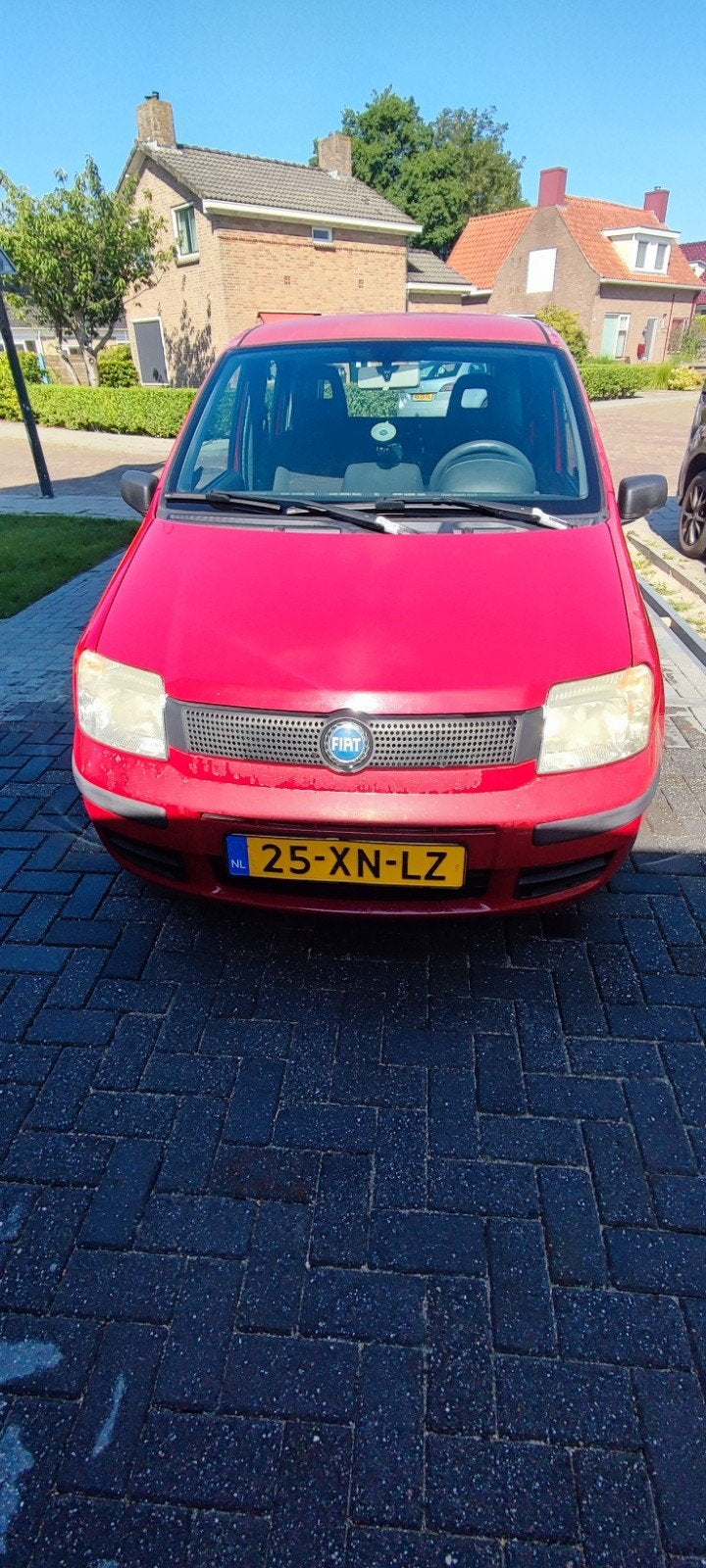 Fiat Panda 1.1 40KW 2007 Rood, Auto's, Voorwielaandrijving, Stof, 54 pk, 4 stoelen