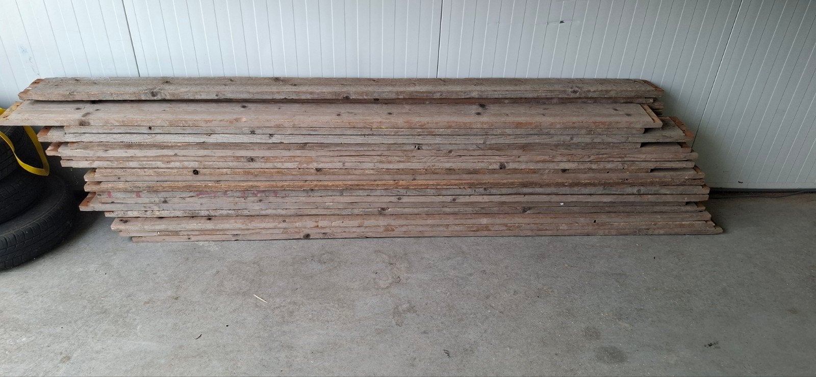 Partij houten planken, Ophalen, Minder dan 25 mm, Plank, Minder dan 200 cm