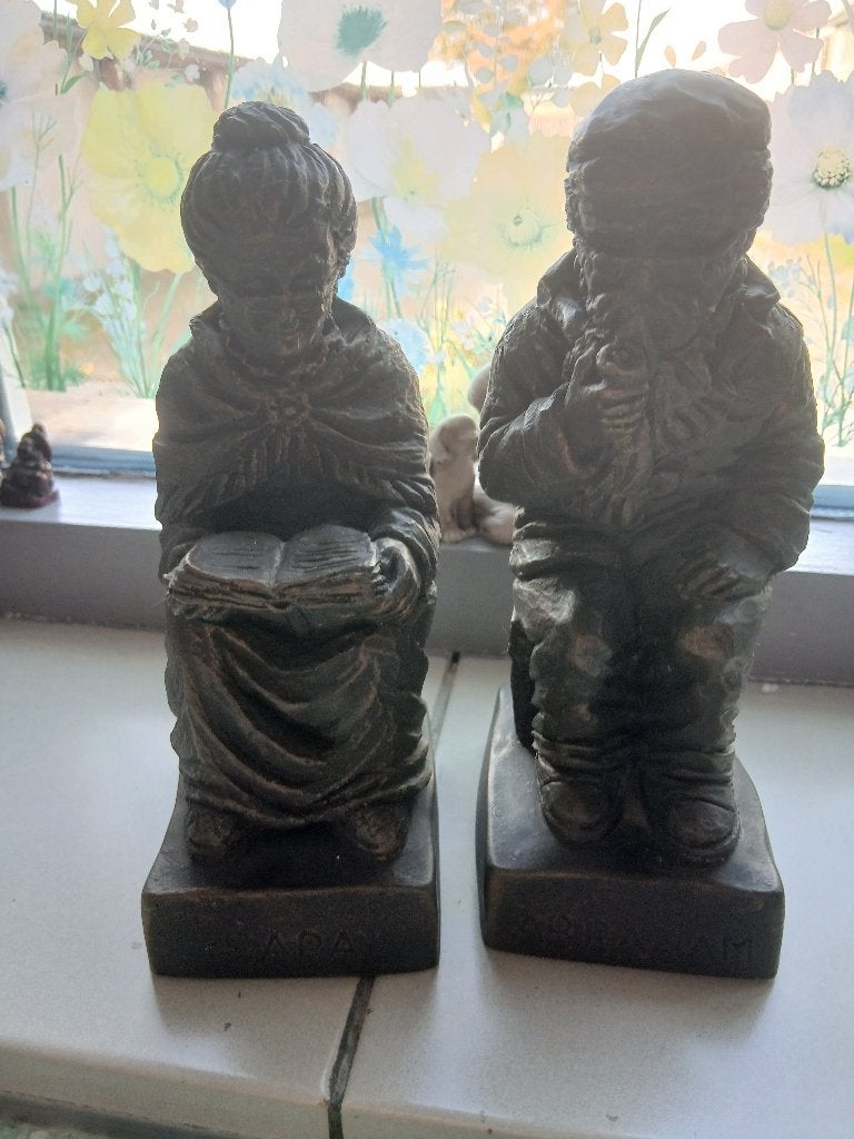 Beeldje Abraham en Sara, Ophalen of Verzenden, Zo goed als nieuw