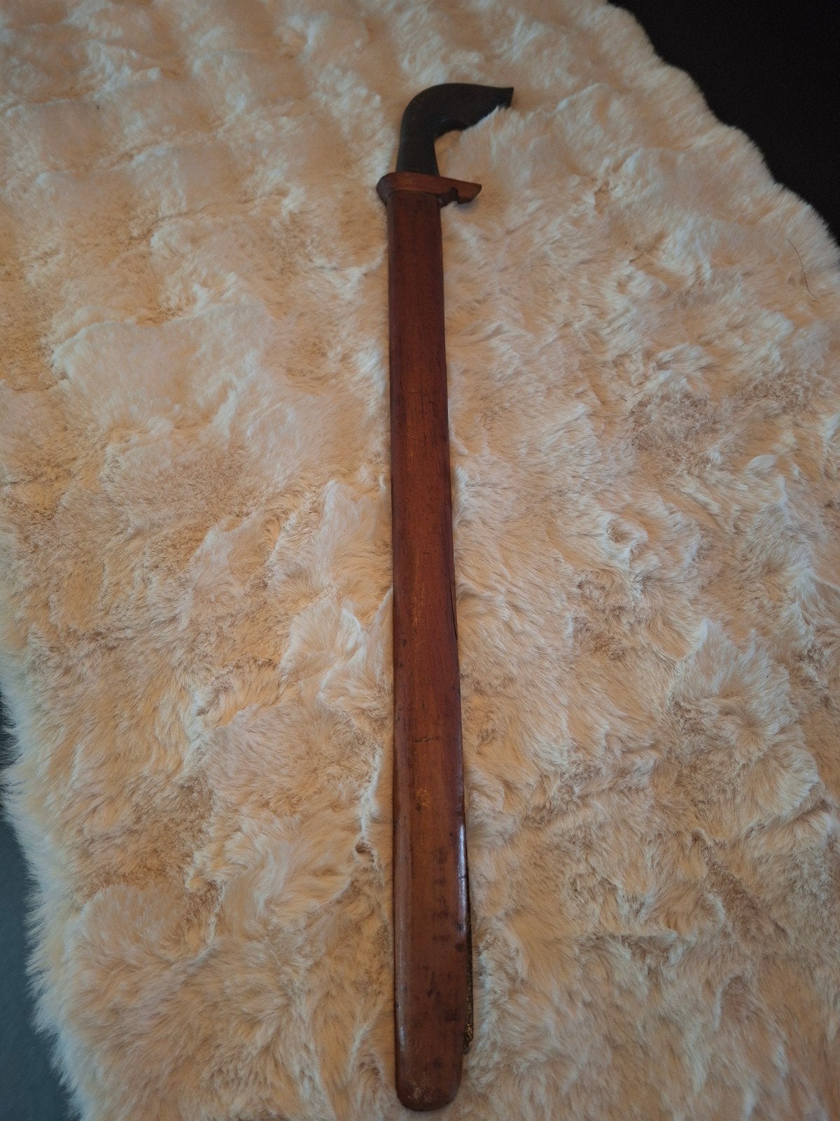 Antiek Maleisisch zwaard met schede - Golok of Parang, Ophalen