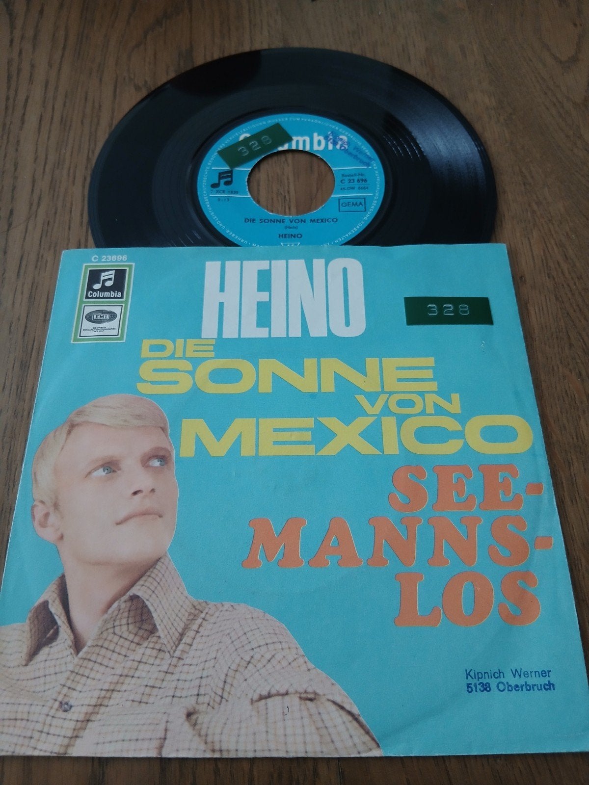 VINYL SINGLE  HEINO  1968, Ophalen of Verzenden, Zo goed als nieuw, Pop