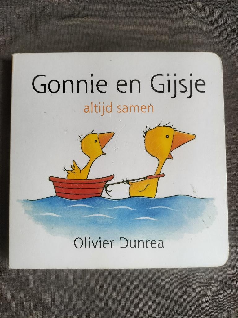 Olivier Dunrea - Gonnie en Gijsje - altijd samen, Boeken, Kinderboeken | Baby's en Peuters, Zo goed als nieuw, Ophalen of Verzenden